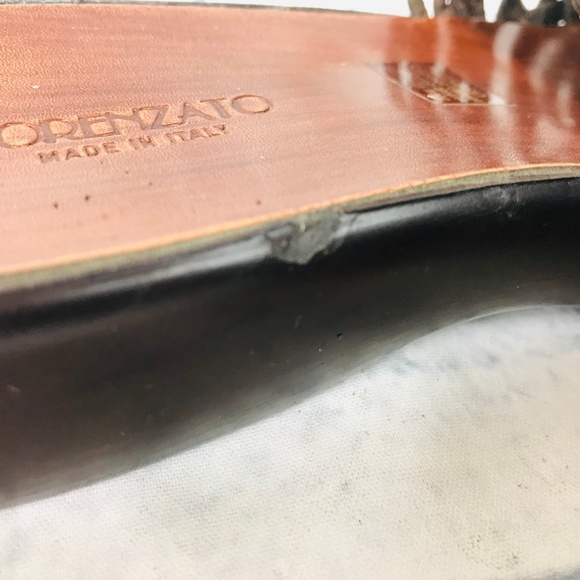 FIORENZATO PICASSO Made Italy Leather Slides EUC - Picture 7 of 8